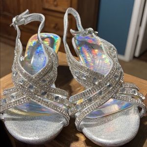 Kids pagent heels size 13
